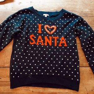 I love Santa sweater